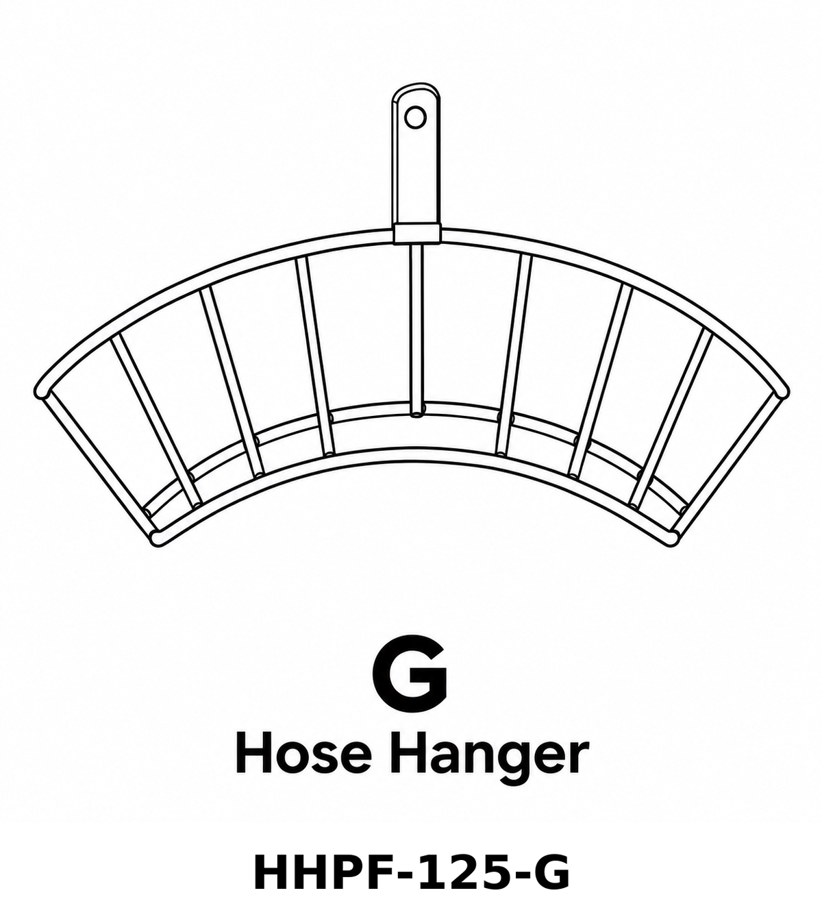 (HHPF-125) Hose Hanger with Post & Faucet Replacement Parts - Inside Out Store