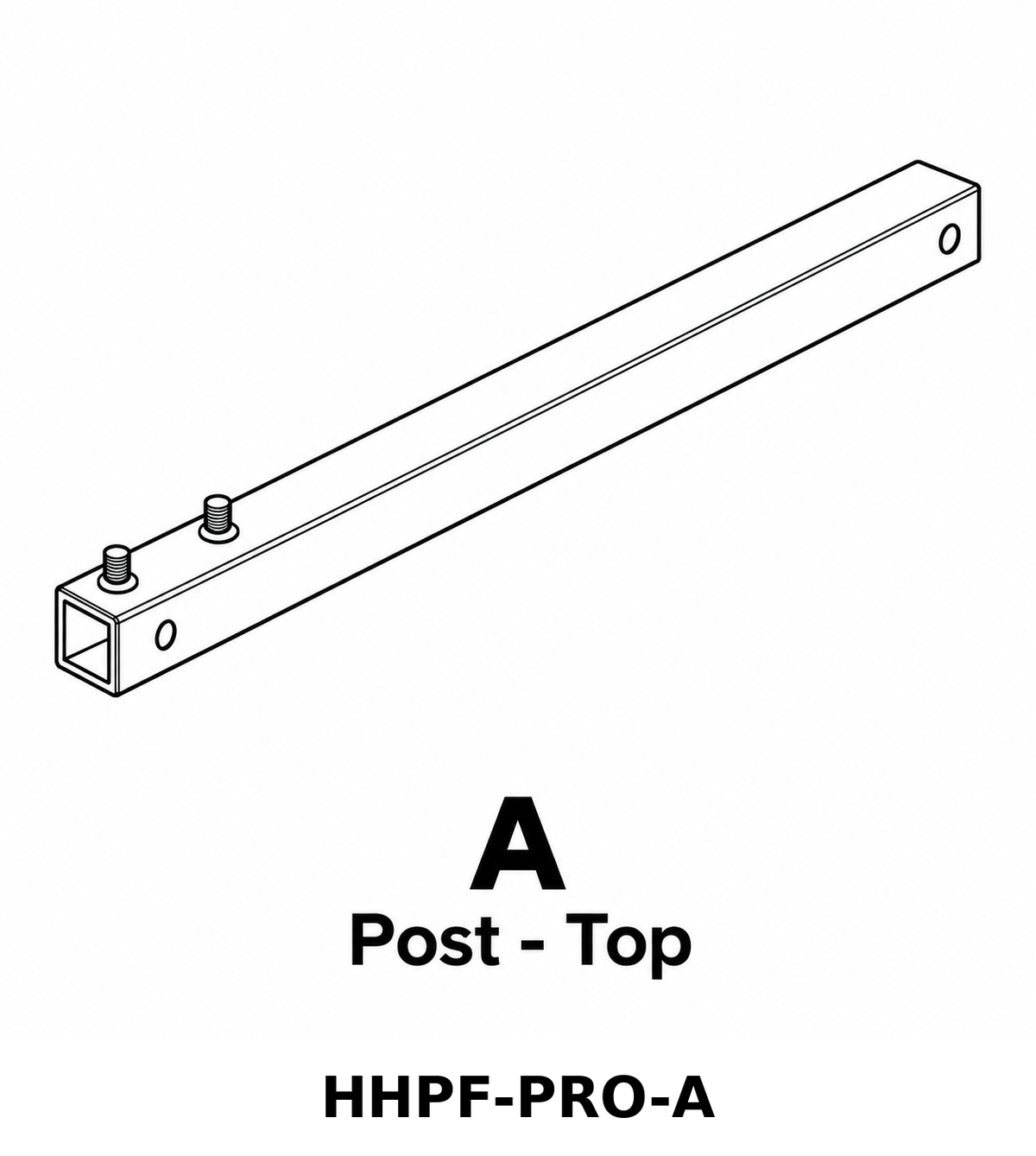 (HHPF-PRO) Professional Hose Hanger with Post & Faucet Replacement Parts - Inside Out Store