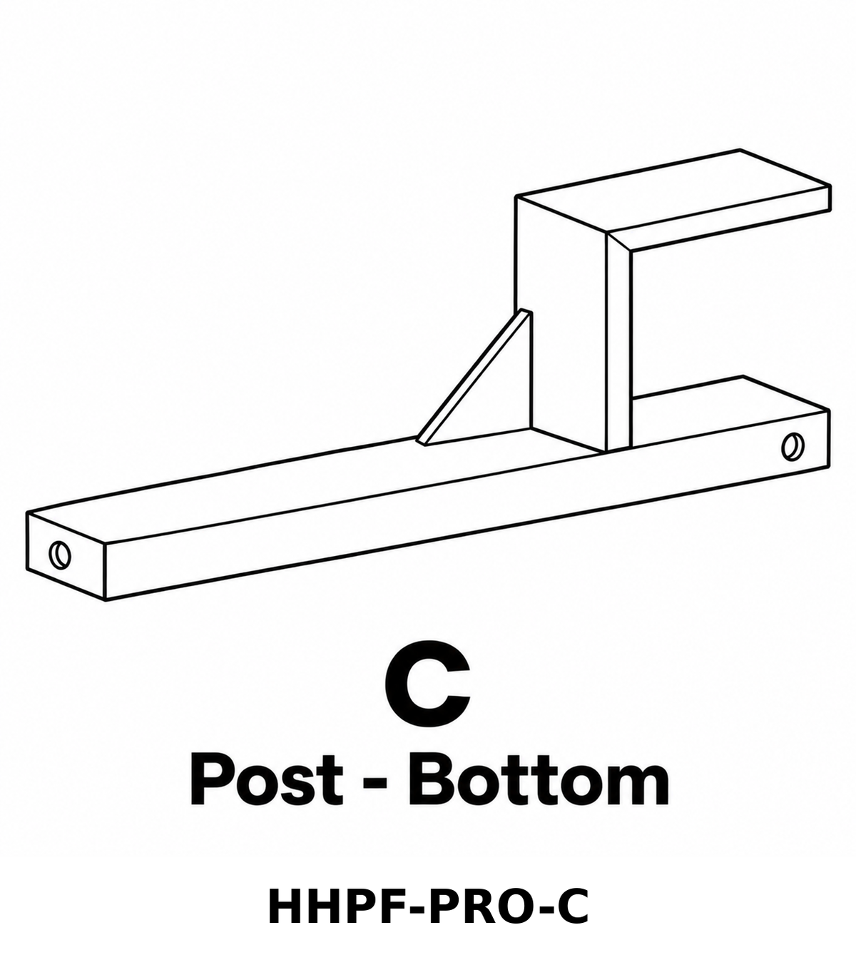 (HHPF-PRO) Professional Hose Hanger with Post & Faucet Replacement Parts - Inside Out Store