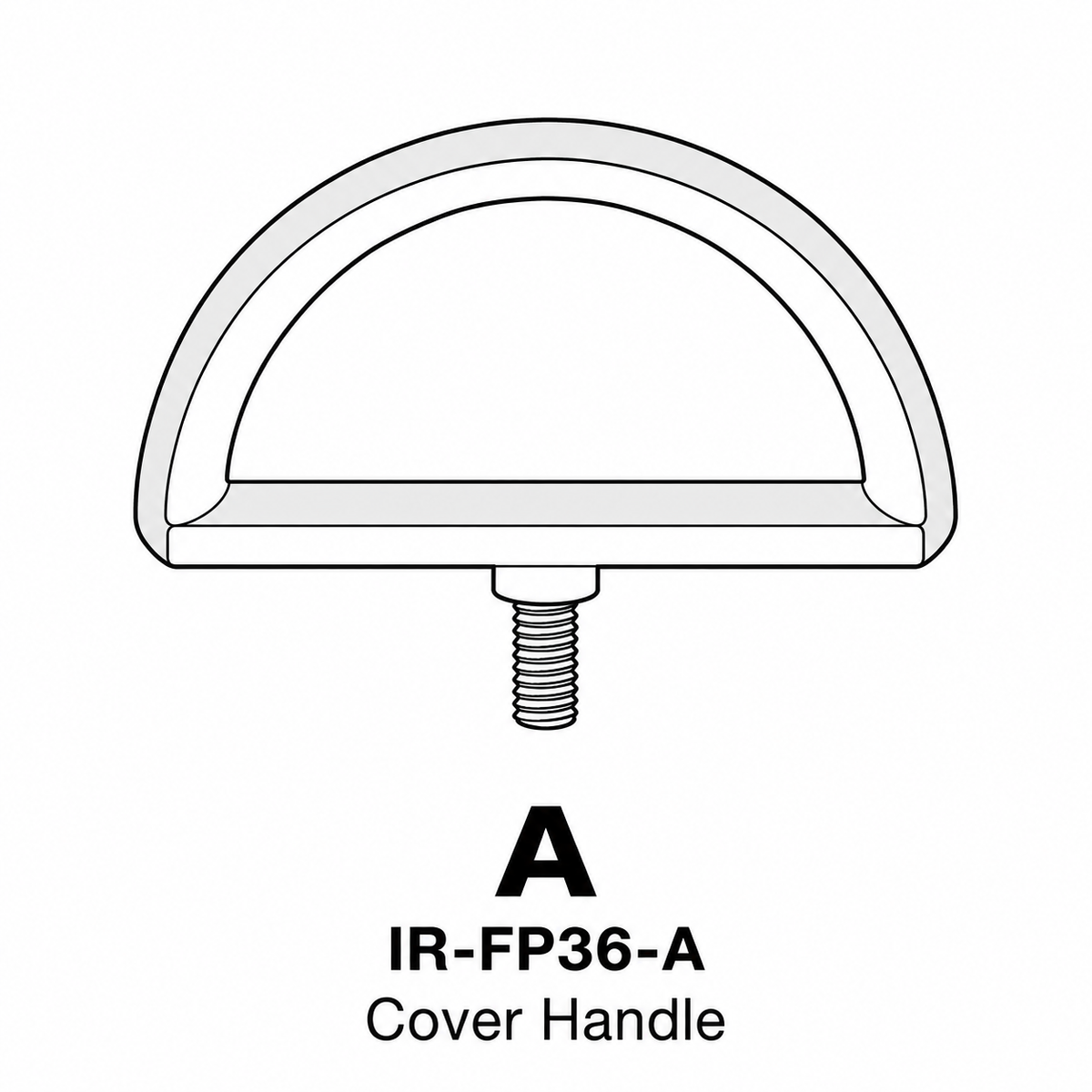 (IR-FP36) 36" Iron Ridge Square Fire Pit Replacement Parts - Inside Out Store