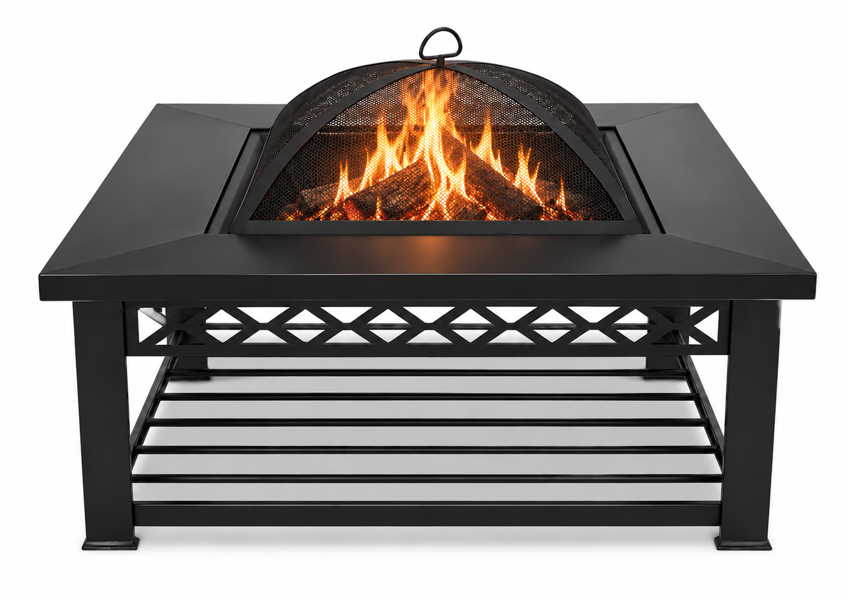 (IR-FP36) 36" Iron Ridge Square Fire Pit Replacement Parts - Inside Out Store