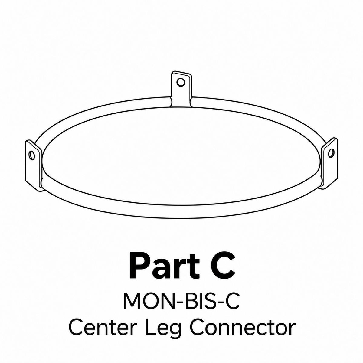 (MON-BIS) Monroe 28" Bistro Table Replacement Parts