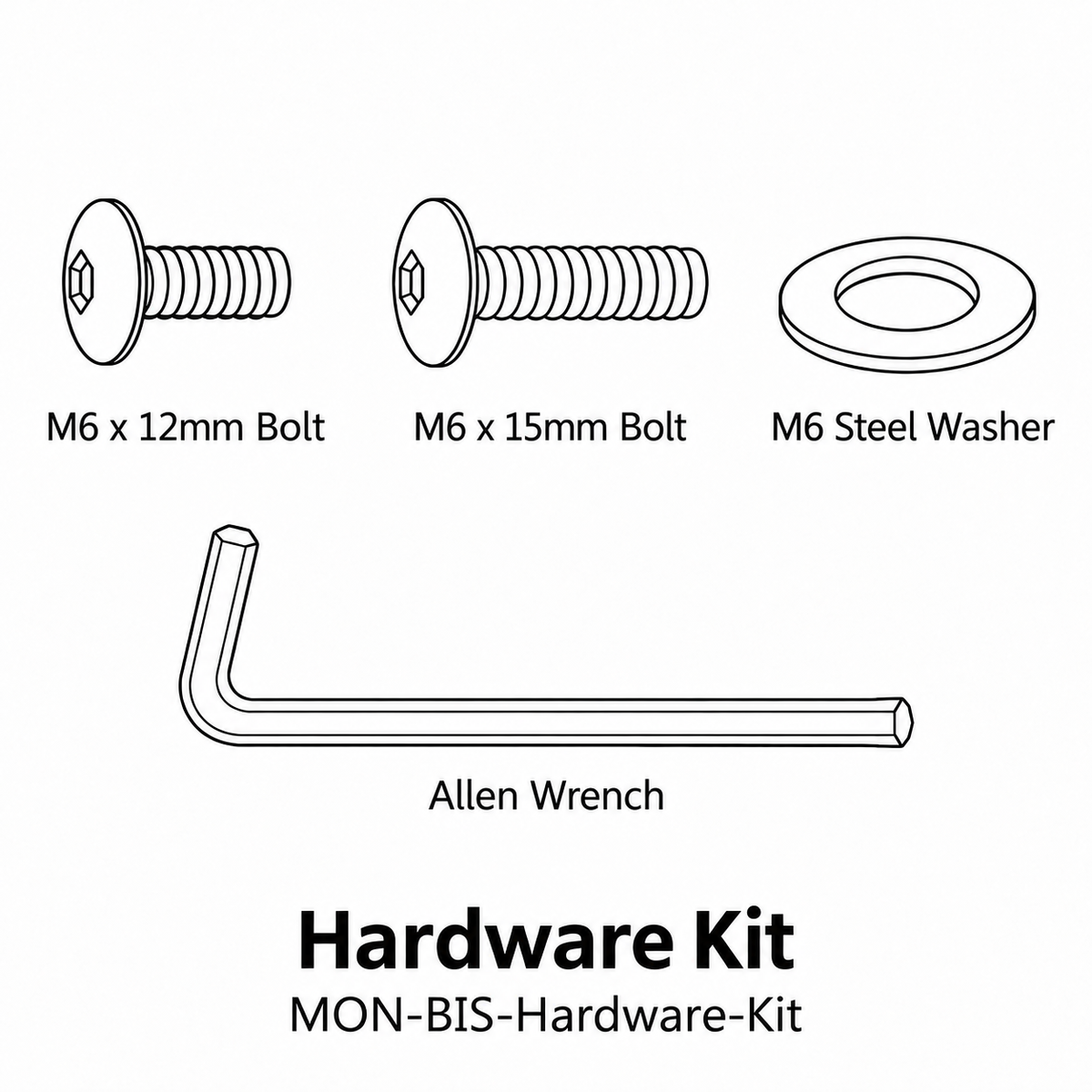 (MON-BIS) Monroe 28" Bistro Table Replacement Parts