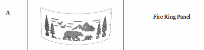 (FPR-RM36) 36" Fire Ring - Rocky Mountain