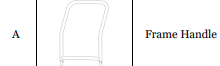 (HC4-RES-1) Residential 4-Wheek Hose Cart 250' Capacity Replacement Parts