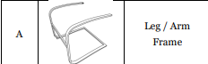 (ARC-SG5) Arcadia 5pc Seating Group Replacement Parts