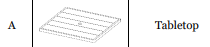 (DB-TBL) Driftwood Bay 46" Dinning Table Replacement Parts