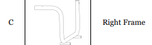 (HC4-RES-1) Residential 4-Wheek Hose Cart 250' Capacity Replacement Parts