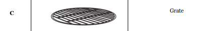 (CR-30) 30" Copper Ridge Fire Pit Replacement parts