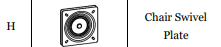 (DB-HDD-CH2) Driftwood Bay High Dinning Chair Replacement Parts
