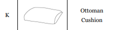 (ARC-SG5) Arcadia 5pc Seating Group Replacement Parts