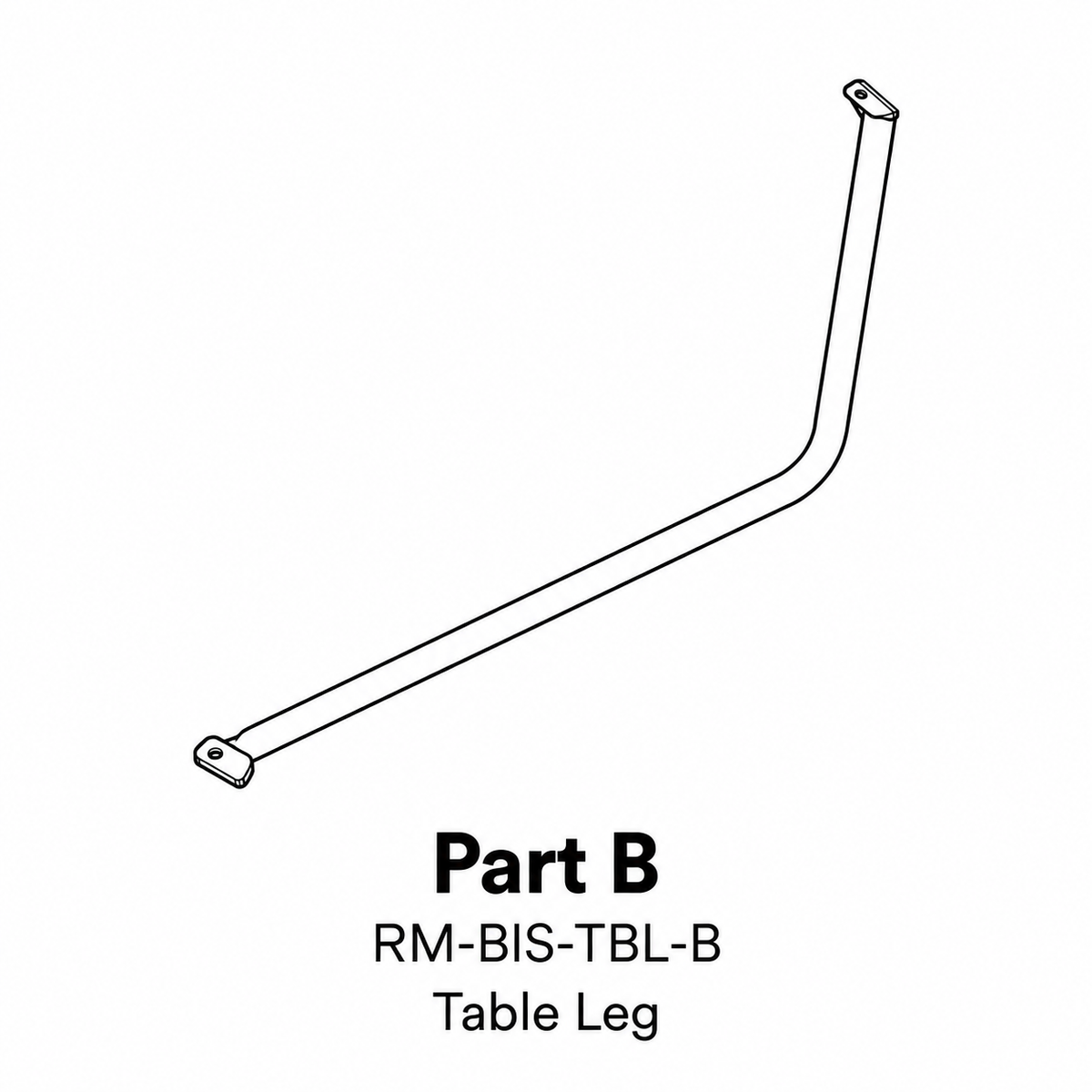 (RM-BIS-TBL) Rosemont 28" Bistro Table Replacement Parts - Inside Out Store