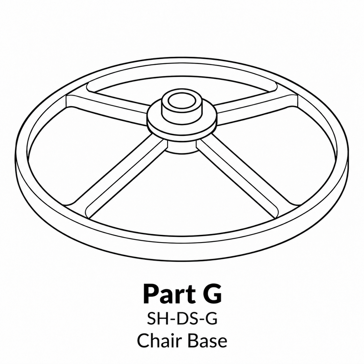 (SH-DS) Stone Harbor Deep Seating Swivel Rocker Replacement Parts - Inside Out Store