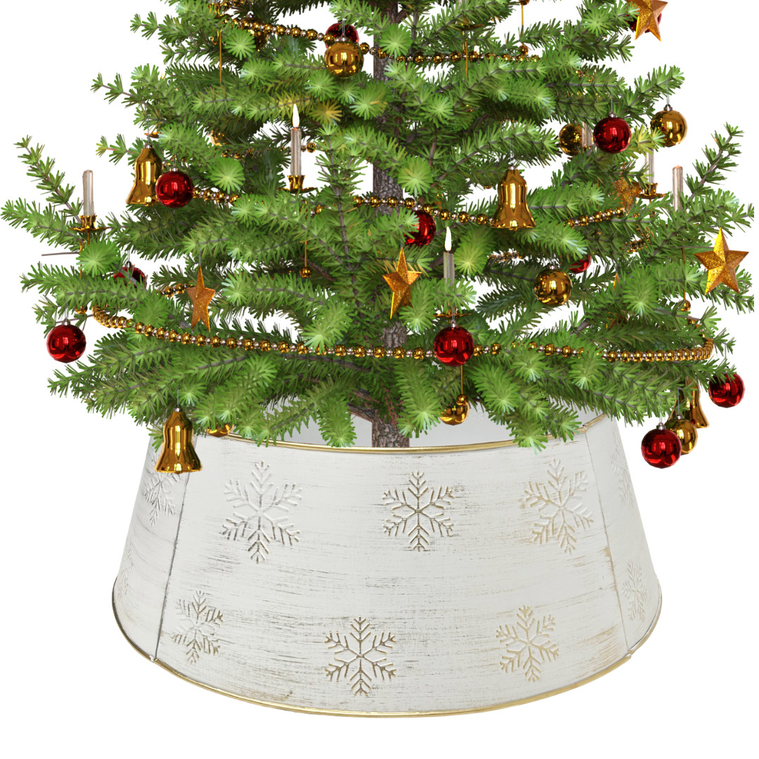 Christmas Tree Base Cover Ring Collar Stand Skirt Holiday Decoration metal navidad arbol gold accessories moderrn sale iron chrisrmas xmas colar large small