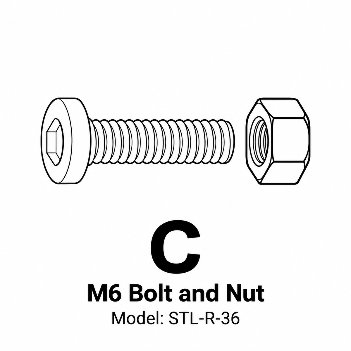 (STL-R-36) 36" Steel Fire Ring - Round Replacement Parts - Inside Out Store