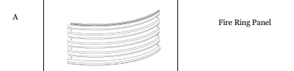 (GAL-R-36-LW) 36" Galvanized Fire Pit Ring
