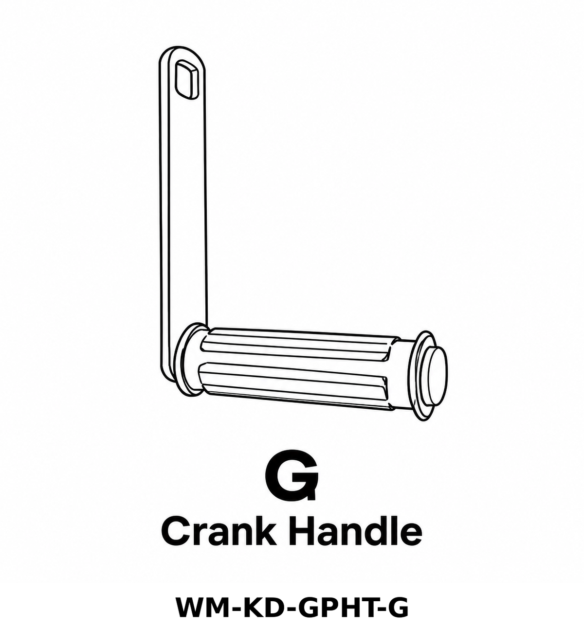 (WM-KD-GPHT) Wall Mount Hose Reel - Graphite Replacement Parts - Inside Out Store