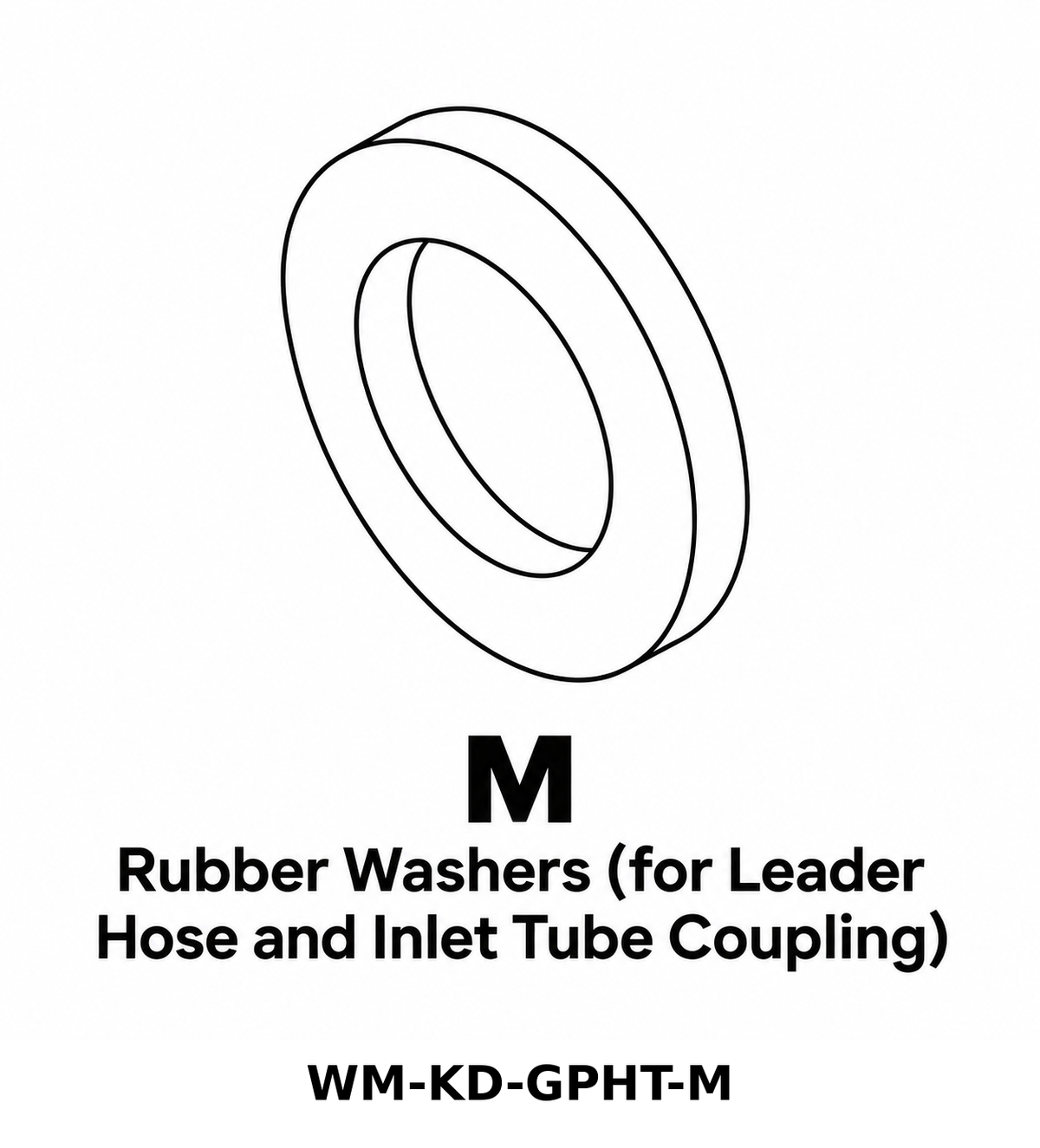 (WM-KD-GPHT) Wall Mount Hose Reel - Graphite Replacement Parts - Inside Out Store