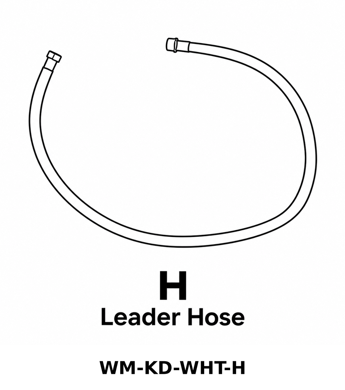 (WM-KD-WHT) Wall Mount Hose Reel - White Replacements Parts - Inside Out Store