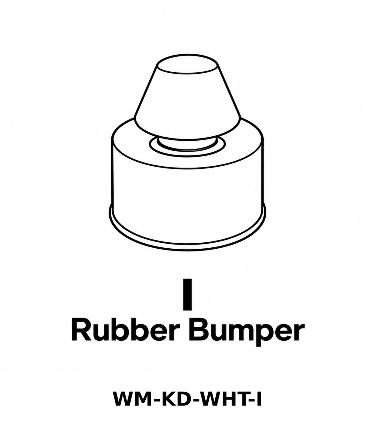 (WM-KD-WHT) Wall Mount Hose Reel - White Replacements Parts - Inside Out Store