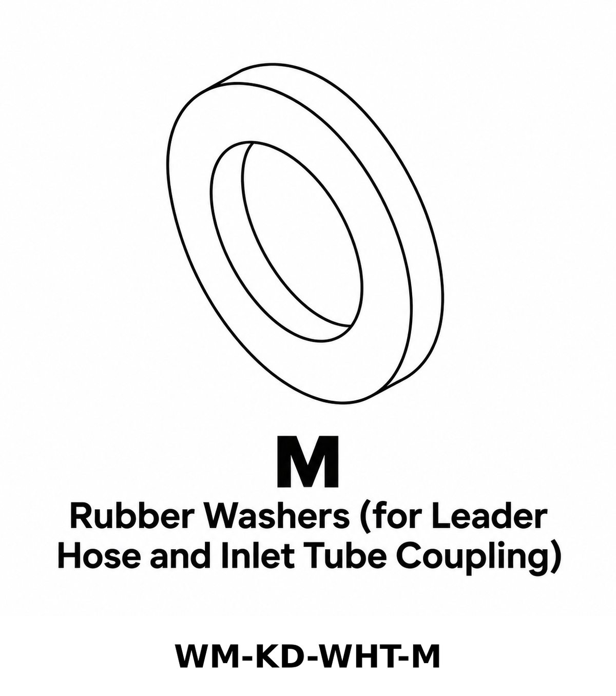 (WM-KD-WHT) Wall Mount Hose Reel - White Replacements Parts - Inside Out Store