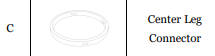 (ARC-SG5) Arcadia 5pc Seating Group Replacement Parts